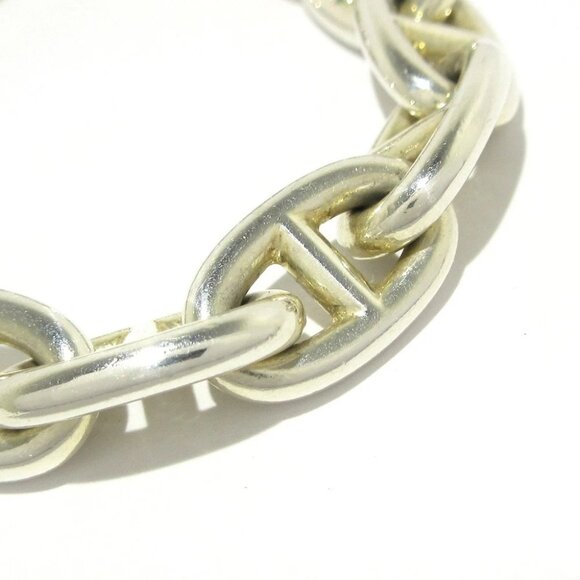 Auth HERMES Chene Dunkle MM - Silver 2******** Bracelet - Picture 5 of 5
